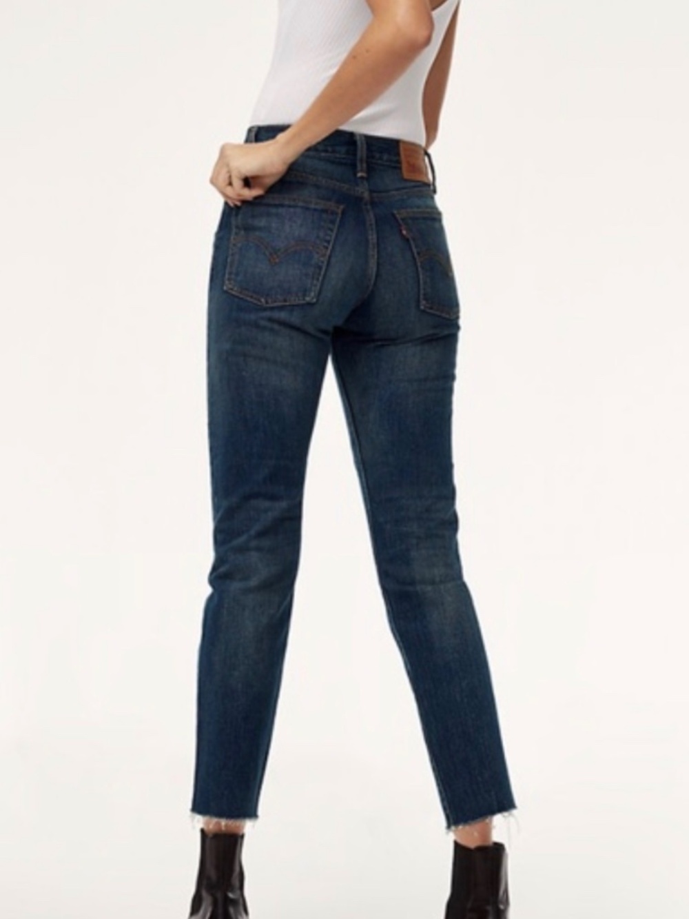 RARE Levis Wedgie White Oak Cone Denim Jeans NWT 25